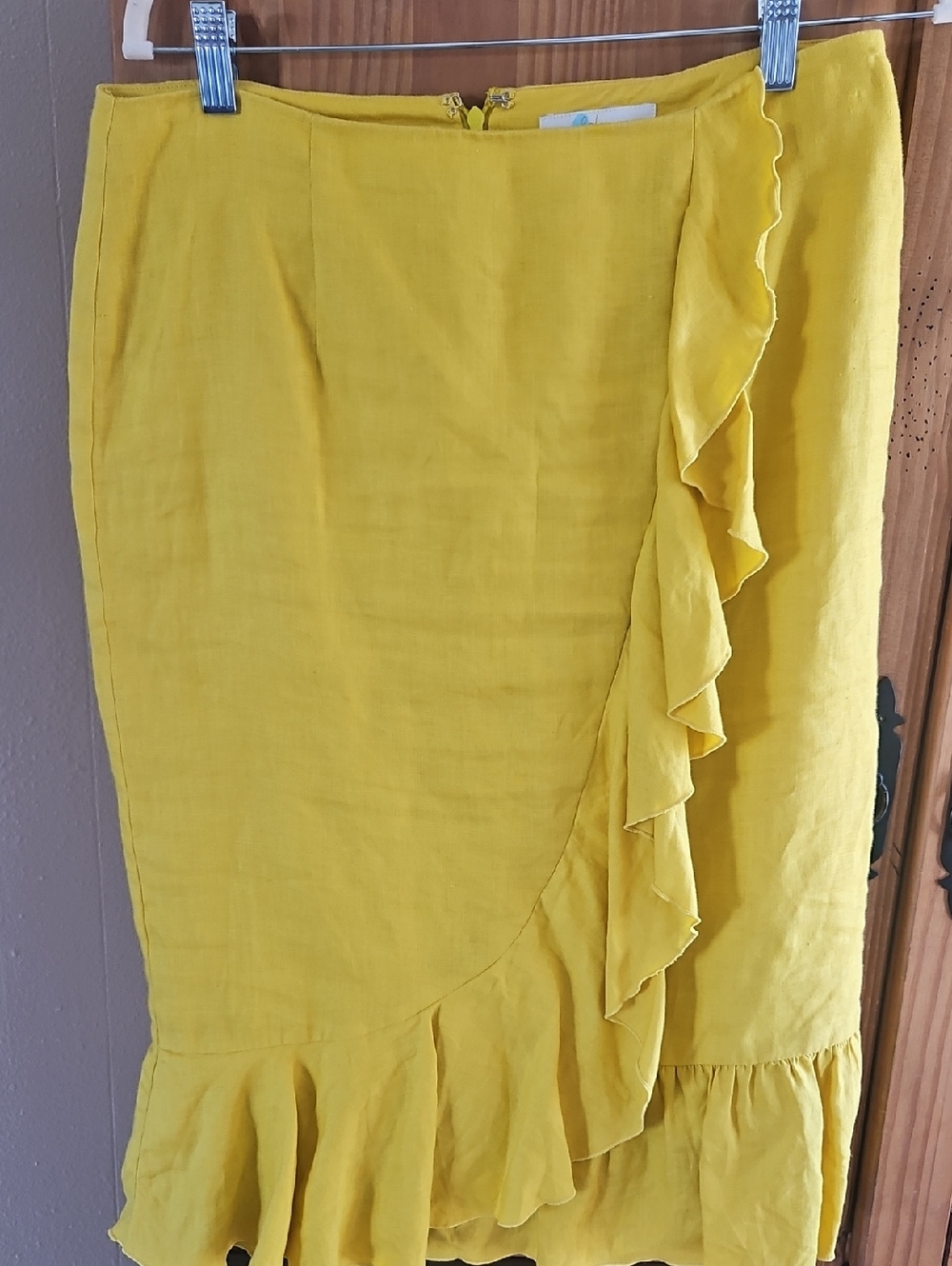 Boden 100% Linen Skirt
